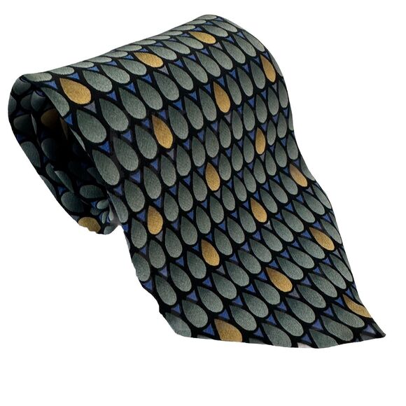 Vintage Grateful Dead Men's Silk Neck Tie Rainforest Second Set Geometric Print - Picture 7 of 9